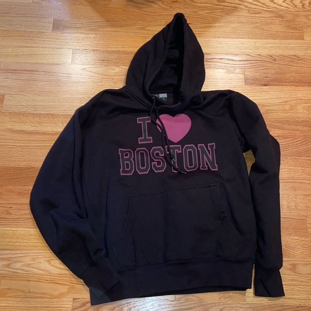 I ❤️ Boston Black Sweatshirt